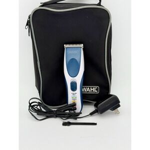 Wahl Color Pro Cordless Hair Clipper Model 9649 w/ Case Charger Brush Tested